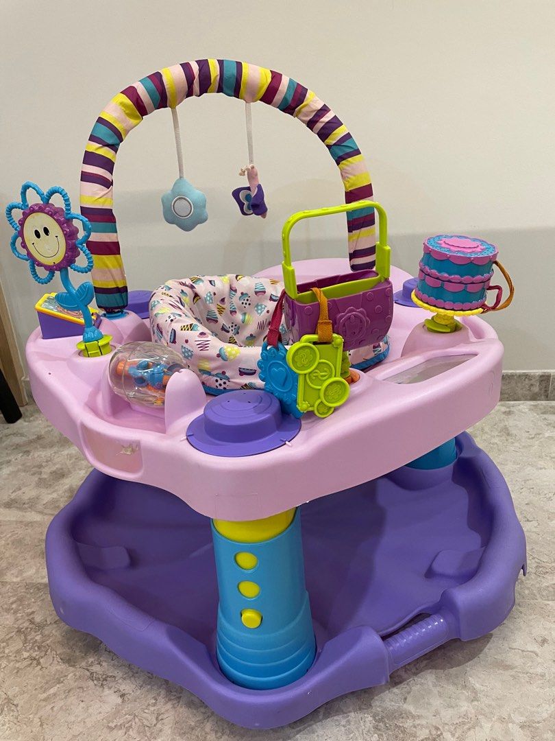 Evenflo sweet tea party exersaucer top