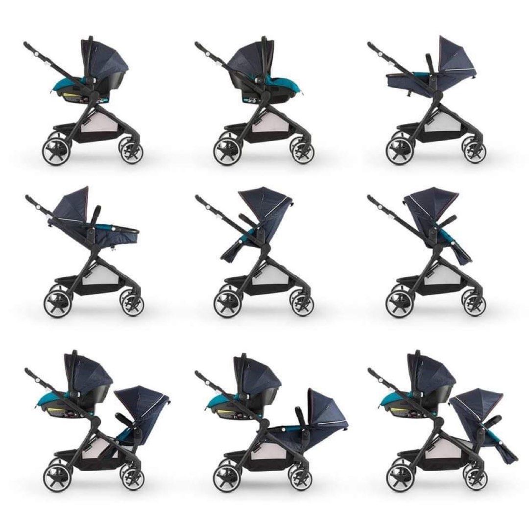 EVENFLO PIVOT XPAND DOUBLE STROLLER, Babies & Kids, Going Out