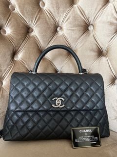 500+ affordable chanel mini handle caviar For Sale, Bags & Wallets