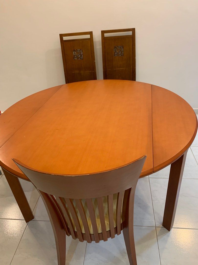 Foldable Dining Table, Furniture & Home Living, Furniture, Tables