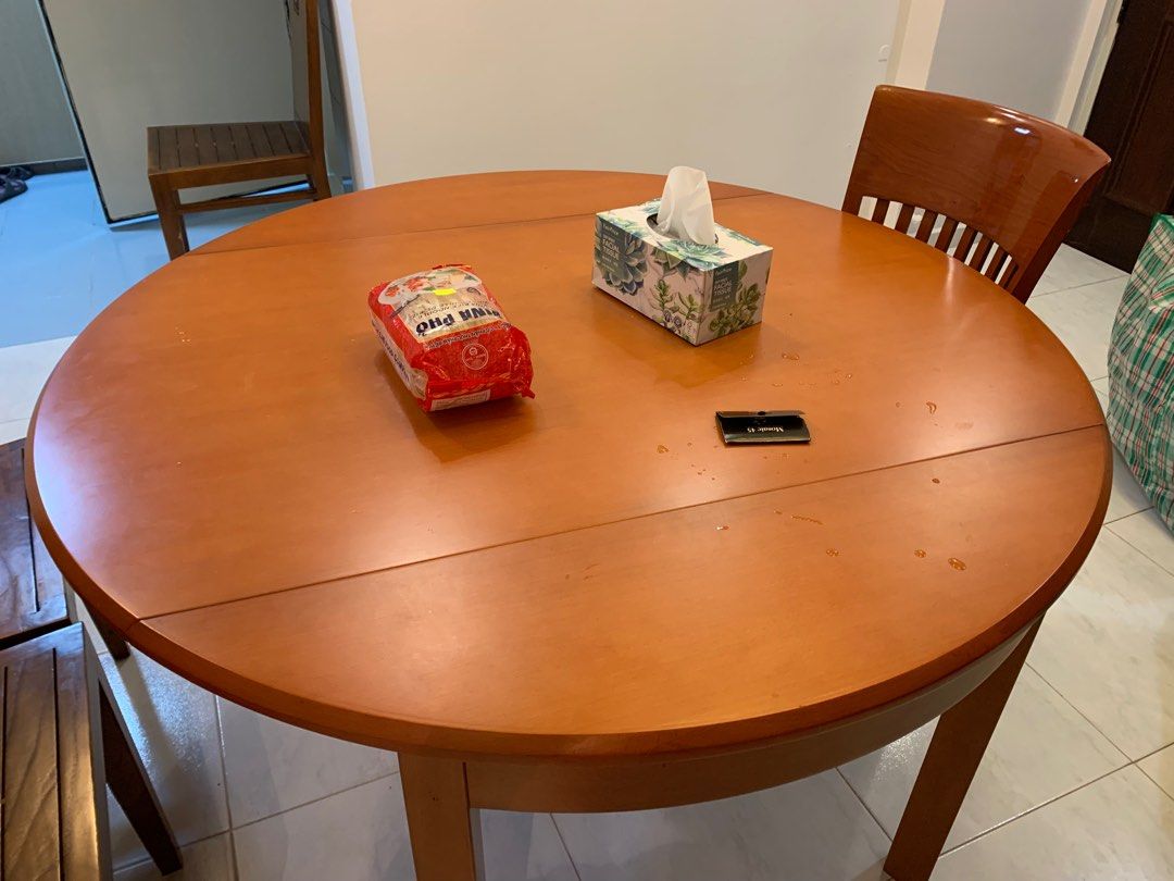 Foldable Dining Table, Furniture & Home Living, Furniture, Tables