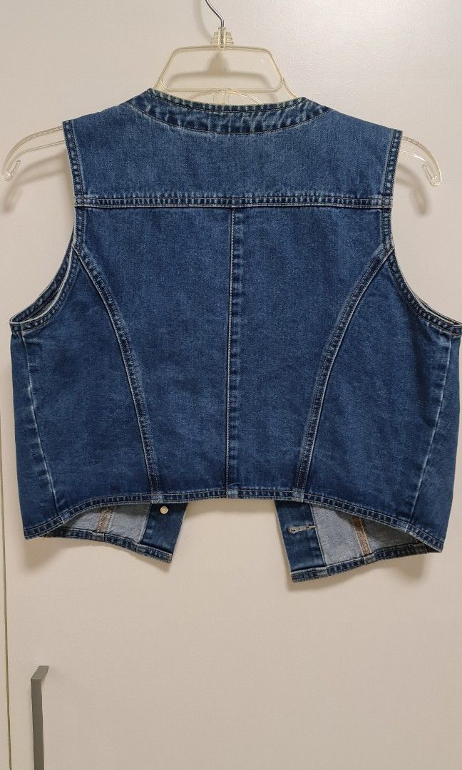 Gap denim clearance vest
