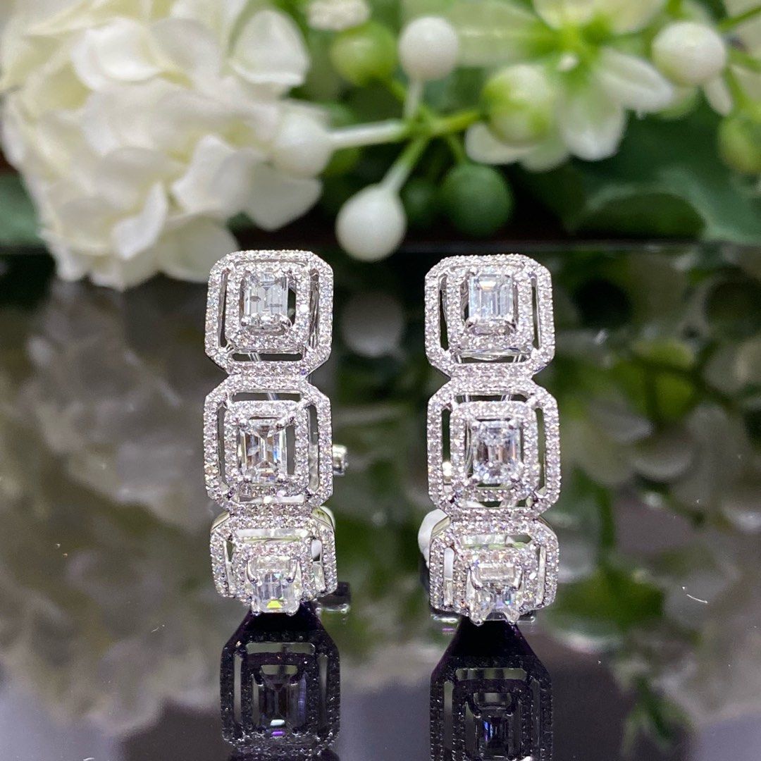 Real diamond deals earrings women's