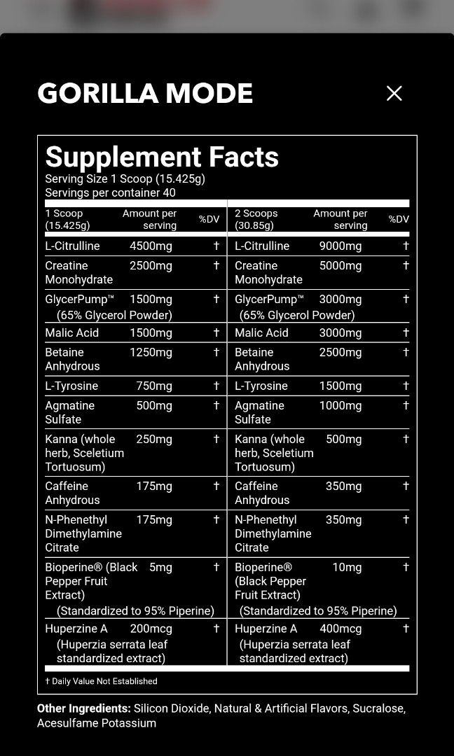 GORILLA MODE BOMBSICLE AUTHENTIC, Health & Nutrition, Health