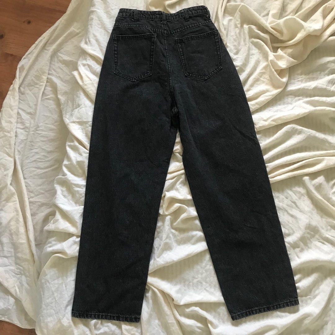 'Legion' Black Grunge High Waist Baggy Pants main image 0