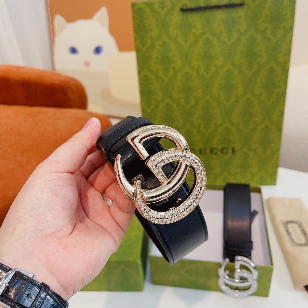 👜✧♥gucci leather 🐂 belt🛍️👜, Men's Fashion, Watches & Accessories, Belts  on Carousell