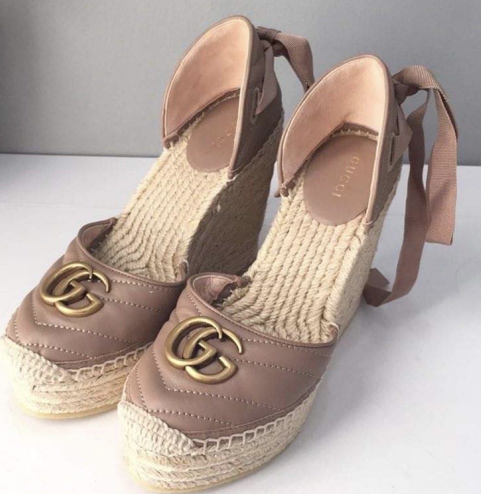 Gucci pilar leather espadrilles sale