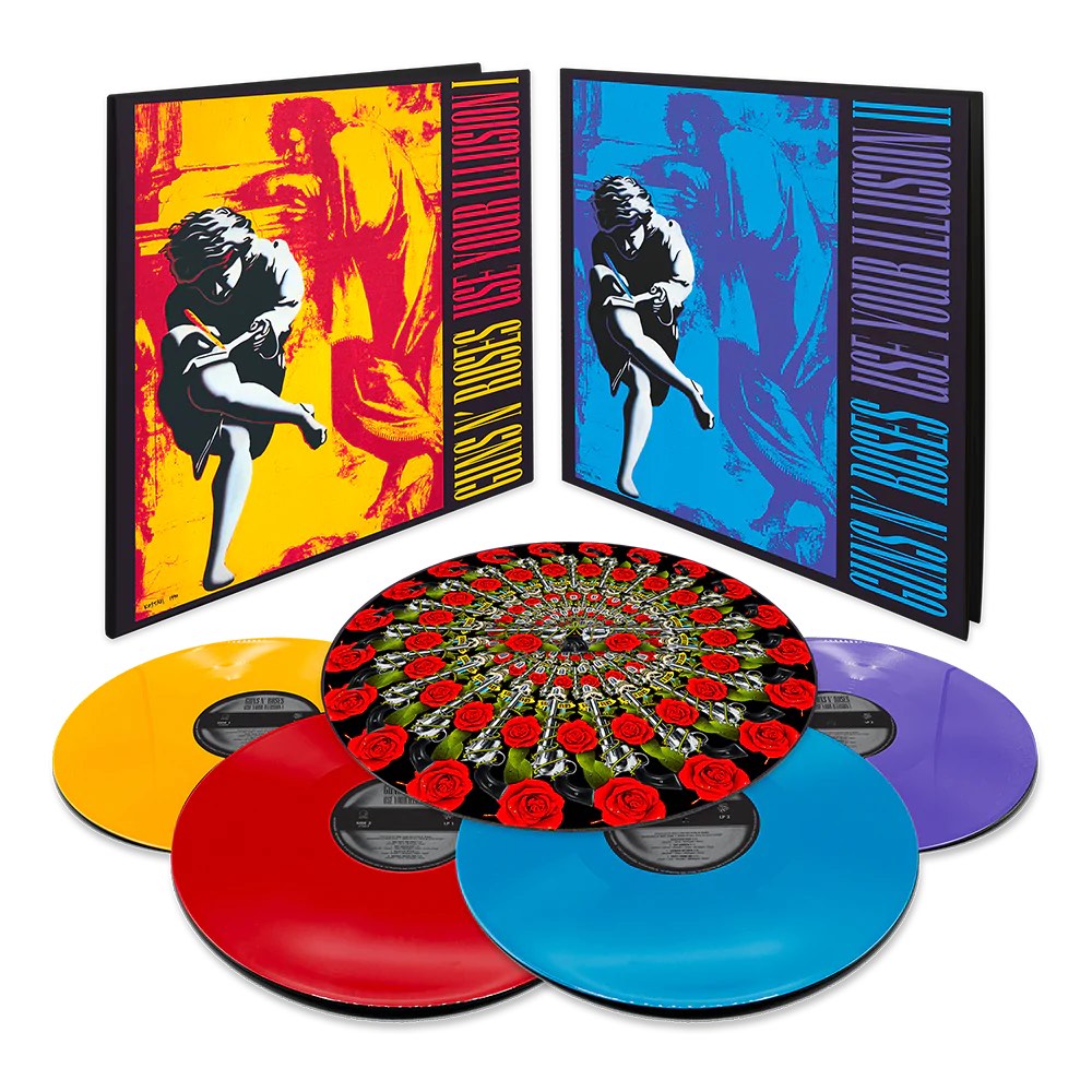 I:　color　LP　LP　Roses　–　Set　LP　Red　Illusion　Guns　vinyl:　UYI　N　–　Blue　Your　Use　Yellow　II:　LP　–　Box　LP2　UYI　Exclusive　–