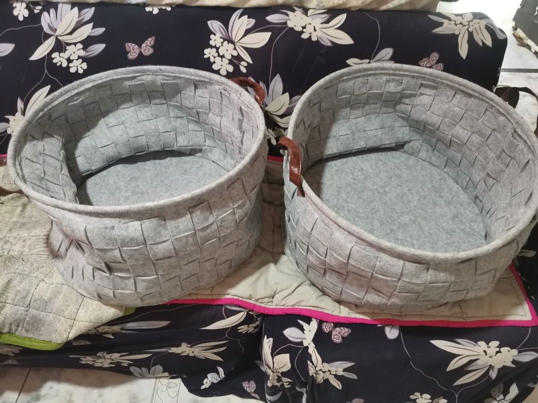 Hamper laundry basket jpan (Category: Laundry Baskets) located in General Mariano Alvarez. Submitted by ma.miafajardo1219 (Listing ID 1196358892, Image 1). Description: Hamper laundry/organizer basket from japan🇯🇵good as new 👍bundle 599 Color gray, IKEA style item.