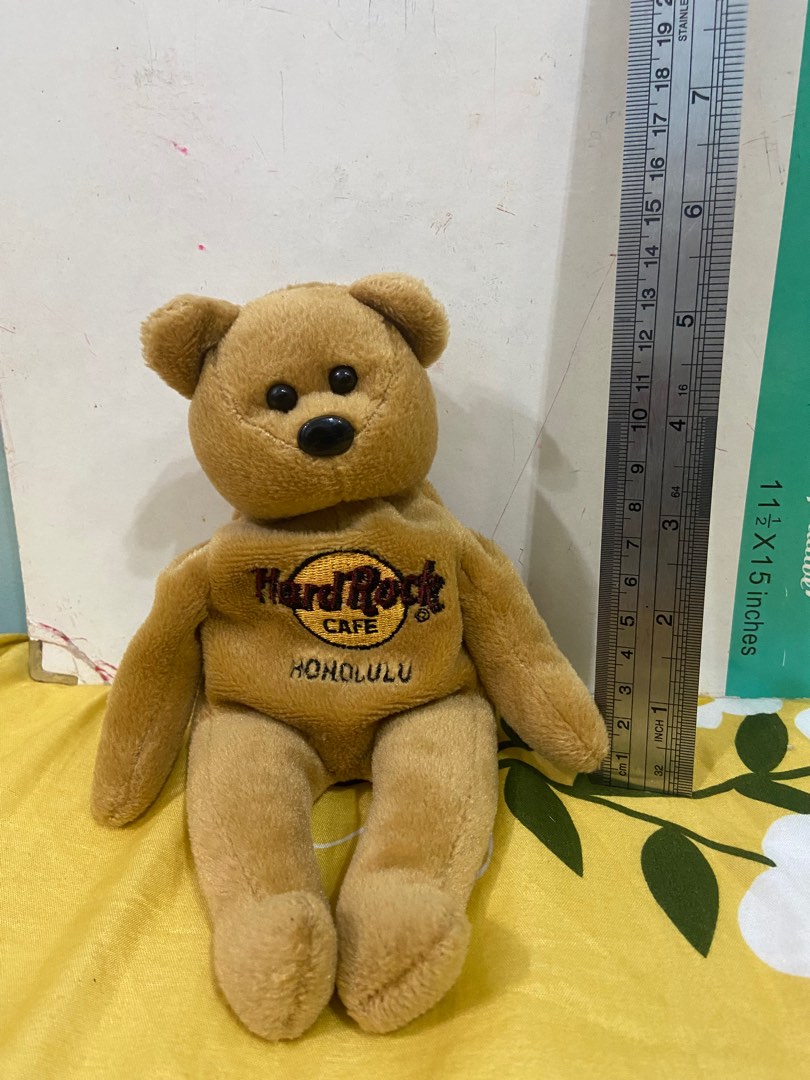 Hard rock cafe beanie baby value store