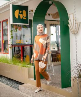 HEAVENLIGHT (Carissa Knit) orange - L/XL