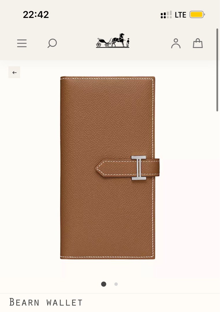 Hermes bearn wallet Outlet