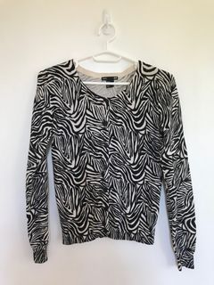 H&M Animal Print Cardigan