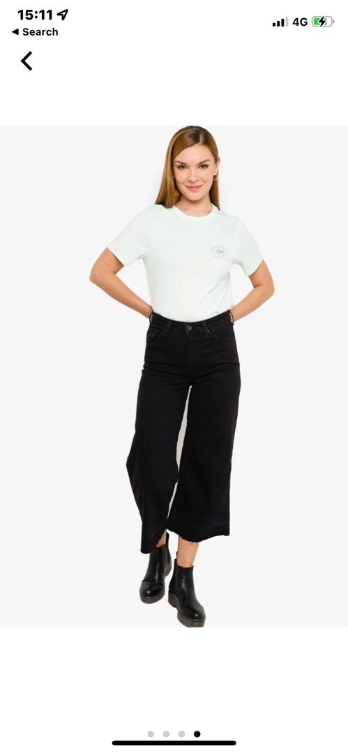 H M Culottes High Ankle Jeans
