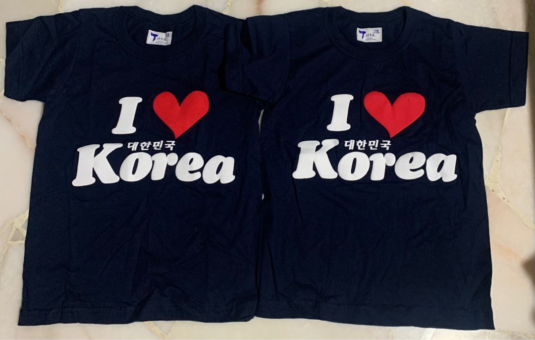 T shirt sales i love korea