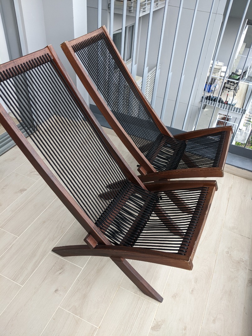 Ikea Brommo chairs x 2, Furniture & Home Living, Outdoor Furniture on