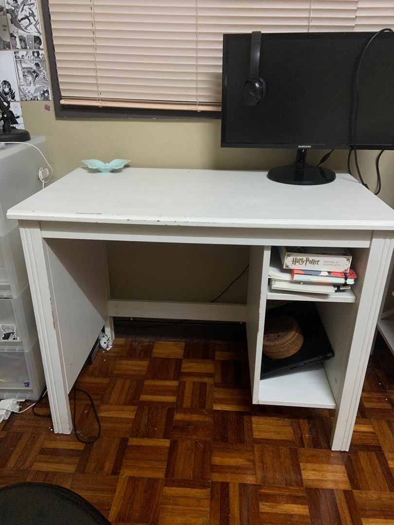 IKEA BRUSALI STUDY TABLE, Furniture & Home Living, Furniture, Tables