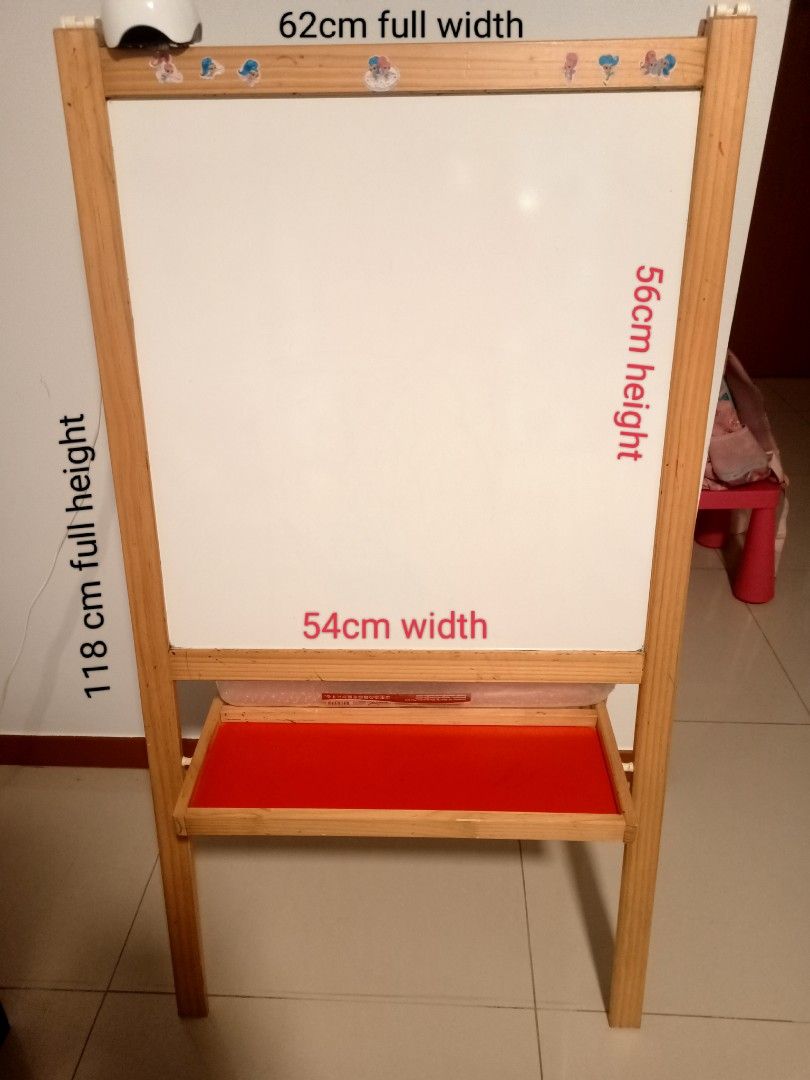 IKEA Easel with White & Black Board, Babies & Kids, Baby Nursery & Kids