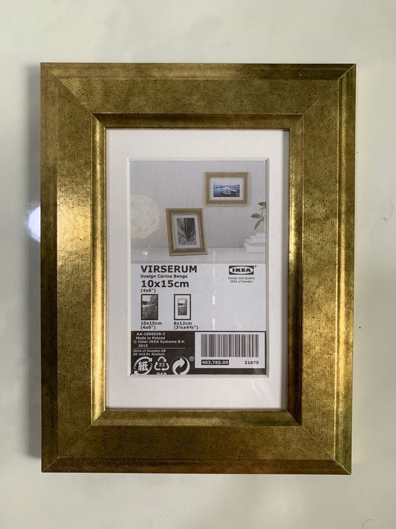 Ikea Gold Photo Frame, Furniture & Home Living, Home Decor, Frames