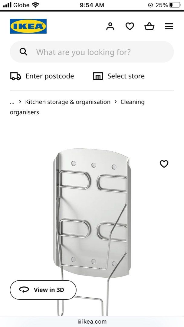 IKEA Iron Wall Mounting Board, Furniture & Home Living, Cleaning & Homecare Supplies, Ironing