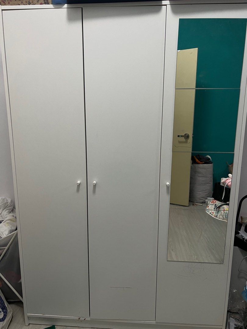 Ikea kleppstad 3 door wardrobe, Furniture & Home Living, Furniture