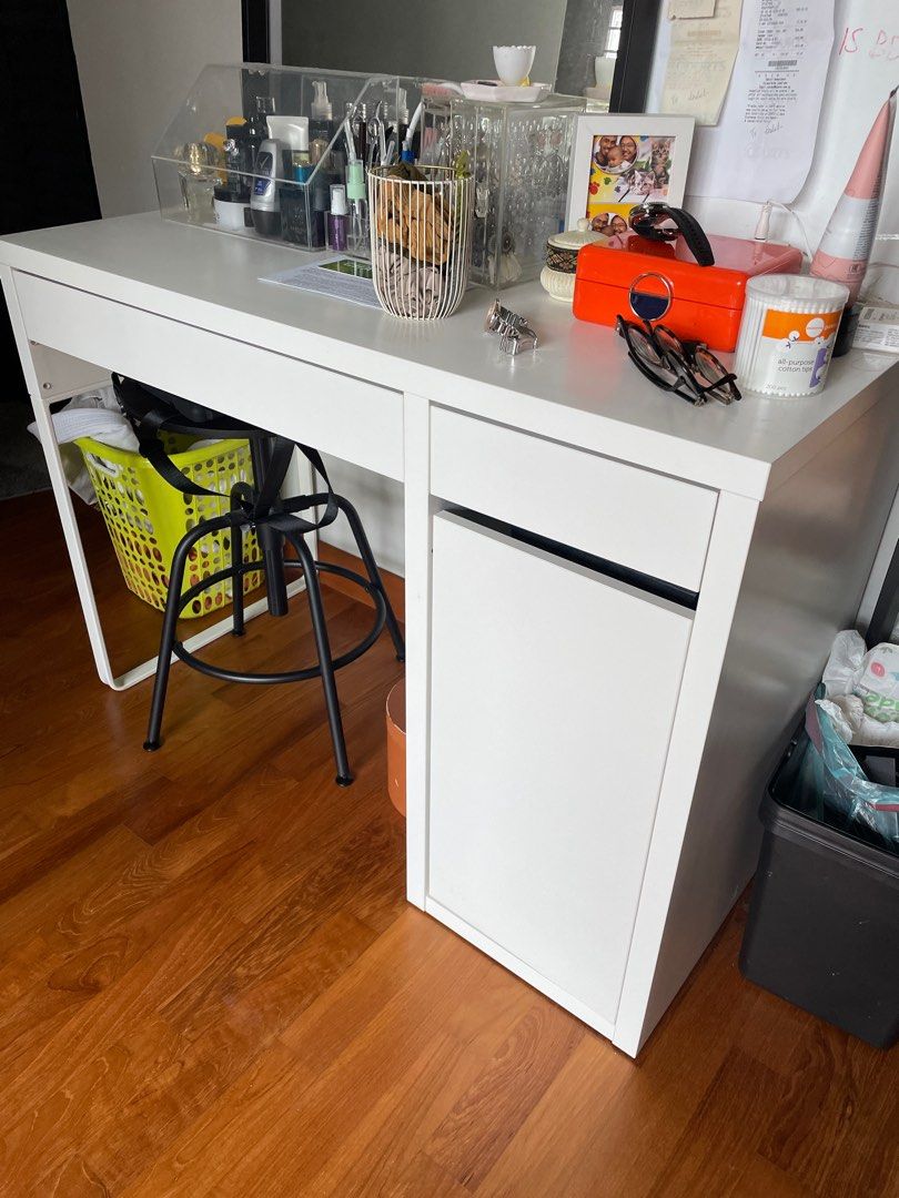IKEA Micke Desk, Furniture & Home Living, Furniture, Tables & Sets on