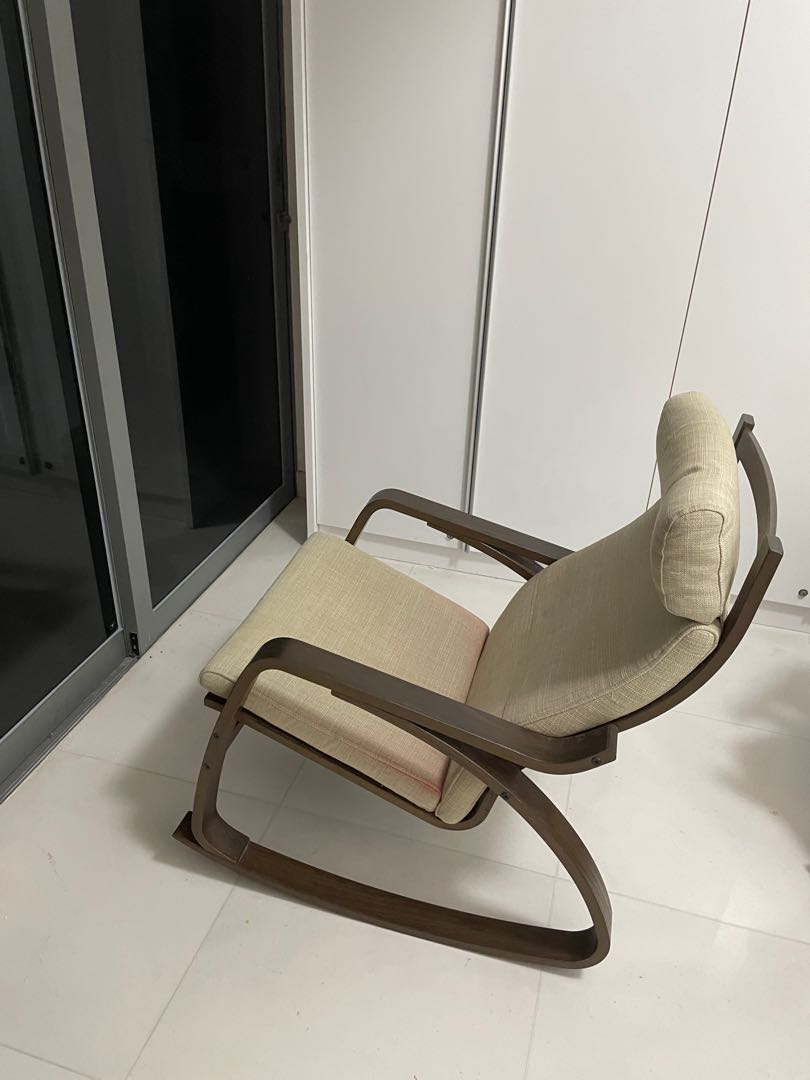 IKEA Rocking chair, Furniture & Home Living, Furniture, Chairs on Carousell