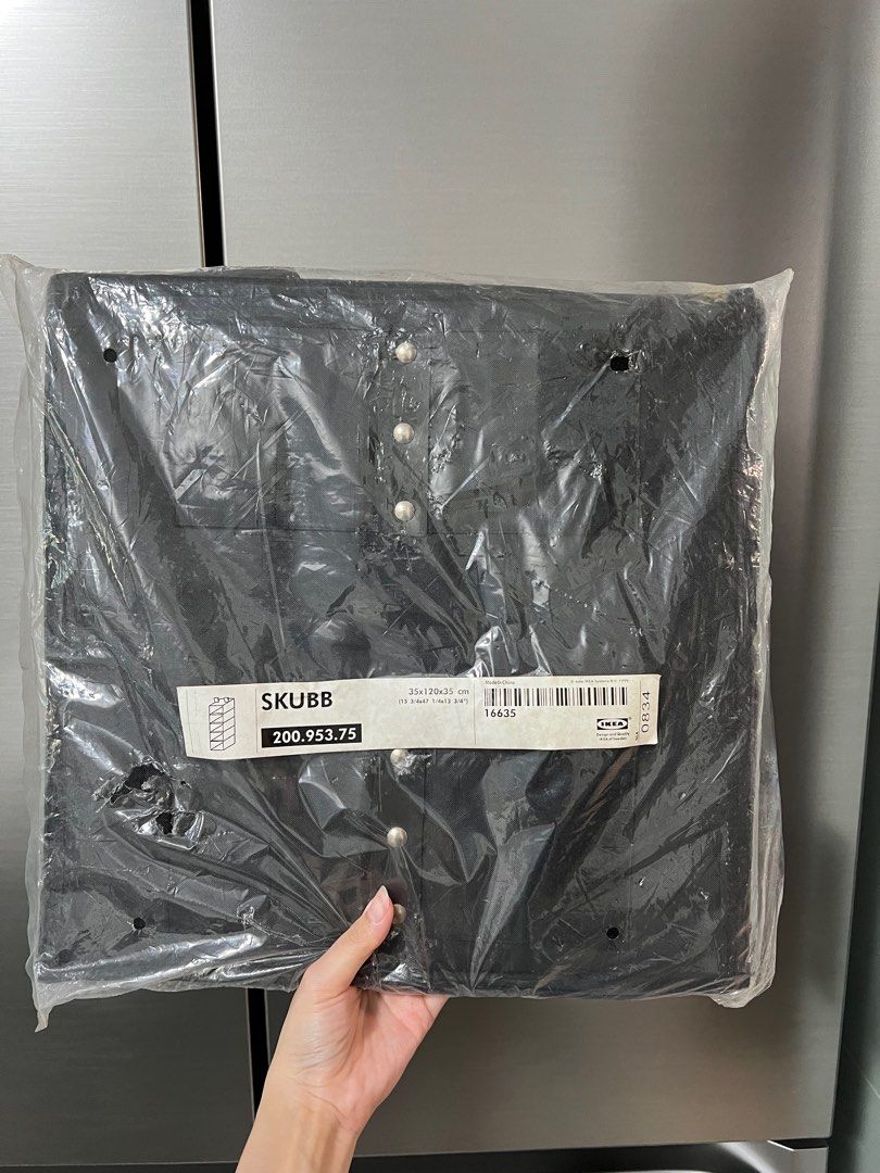 IKEA SKUBB Hanging Closet Storage Organiser in Black, Furniture & Home