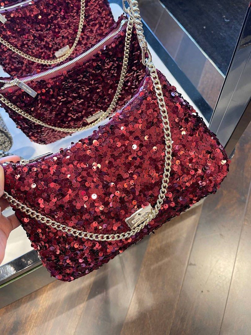 Kate Spade Kiki Convertible Crossbody Sequin