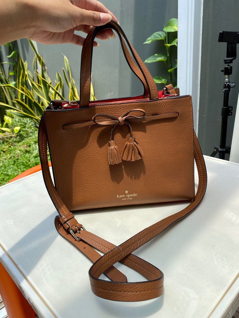 KATE SPADE SMALL SATCHEL HAYES Barang Mewah Tas Dompet di