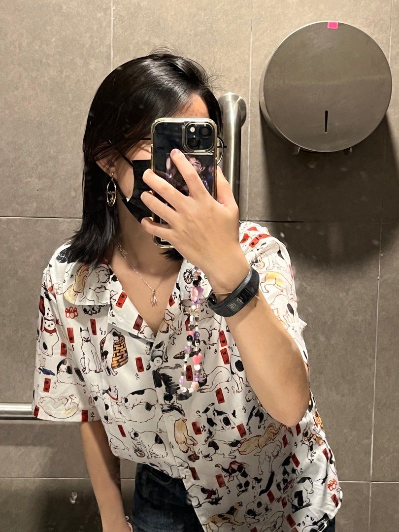 Cat sale collar top