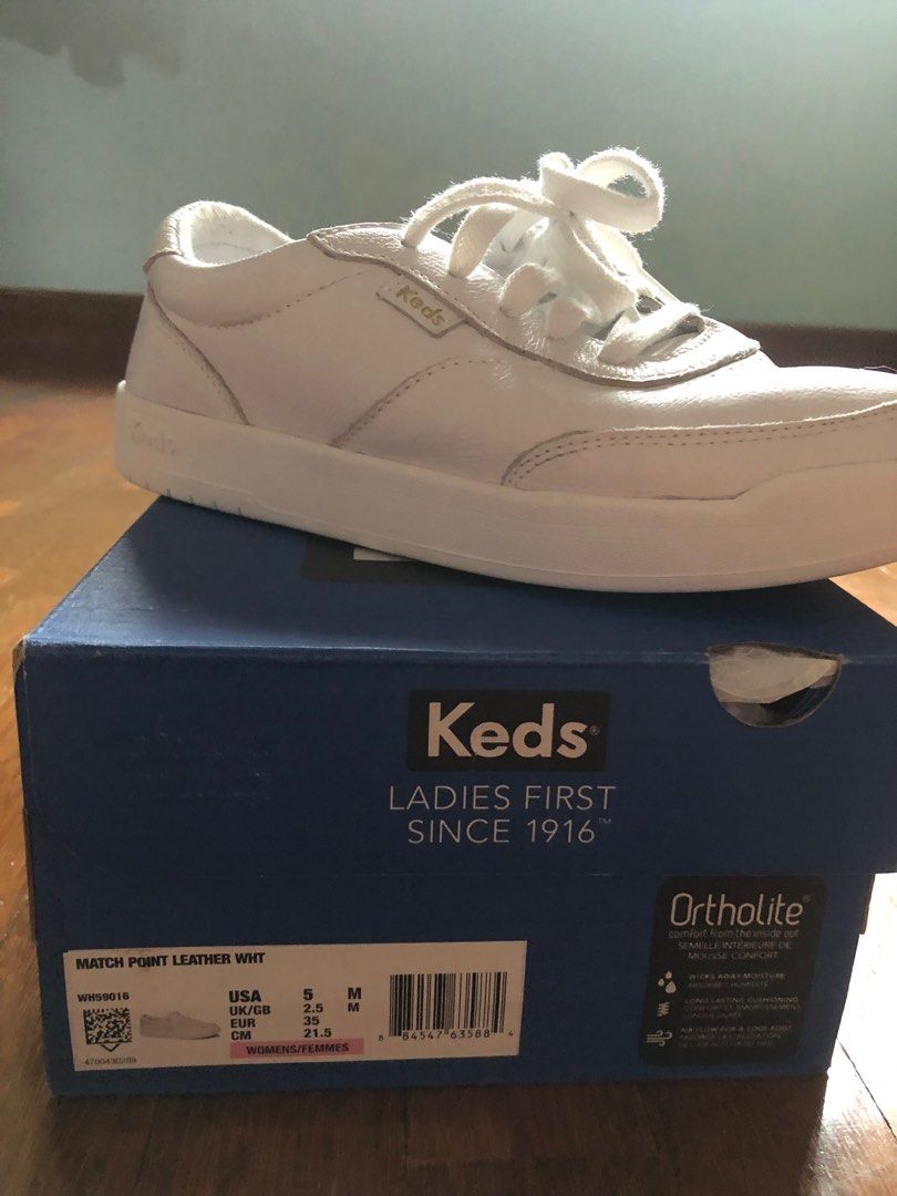 Keds Match Point Leather White