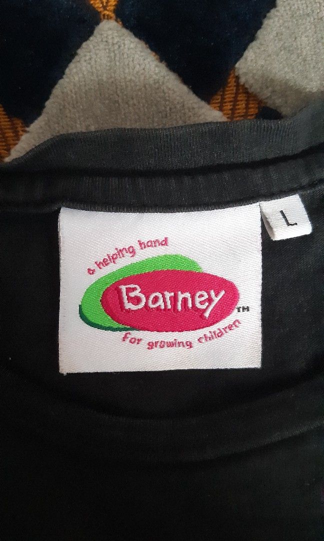 T-shirt Vintage Barney And Friends Pour Garçon, Super & Sen, Bleu, Taille S/11