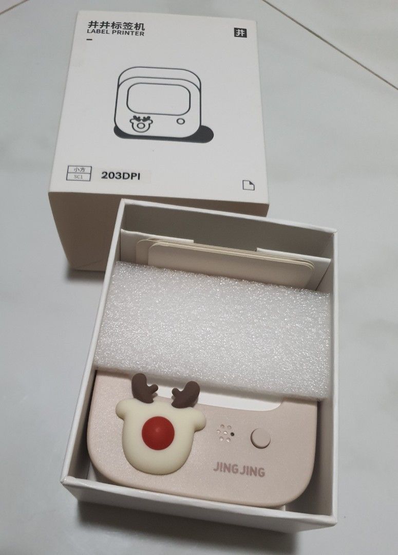 Label Printer Jing Jing, Computers & Tech, Printers, Scanners & Copiers