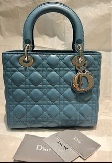 Lady Dior MEDIUM Horizon Blue