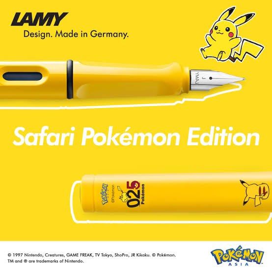 Lamy pokemon set LIMITED EDITION (Category: Stationery & School Supplies) located in Davao. Submitted by jmcare (Listing ID 1196275364, Image 1). Description: .