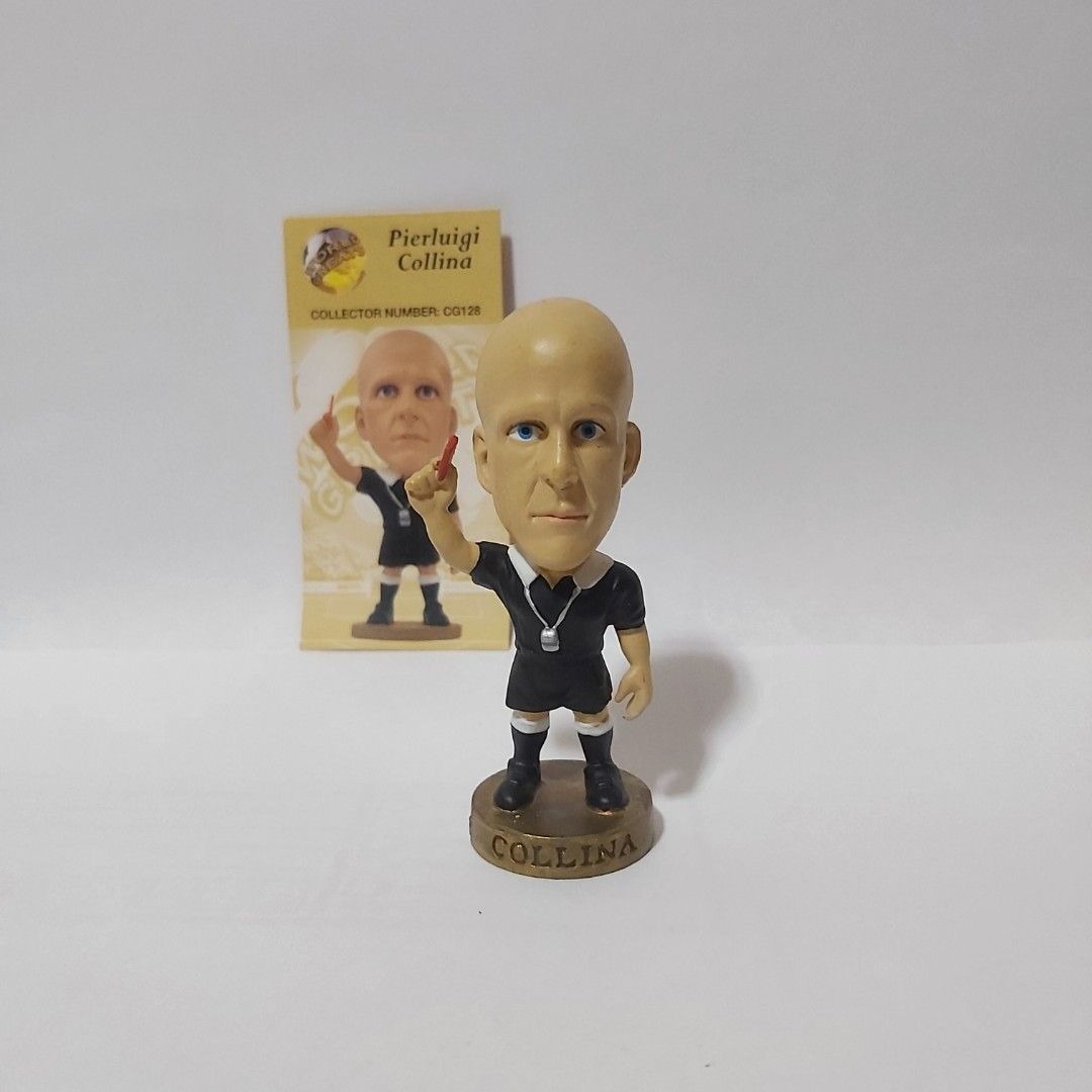 Collina Figurine 3d Foot Figurine 3D Fanatico Legends Pierluigi Collina - Collection Football, Arbitre Célèbre Figurine Football Pierluigi Collina