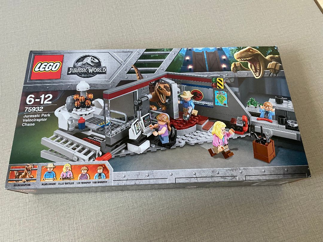 Lego 75932 Jurassic Park Velociraptor Chase, 玩具收藏品, 玩具, 樂高及拼砌組合 - Carousell
