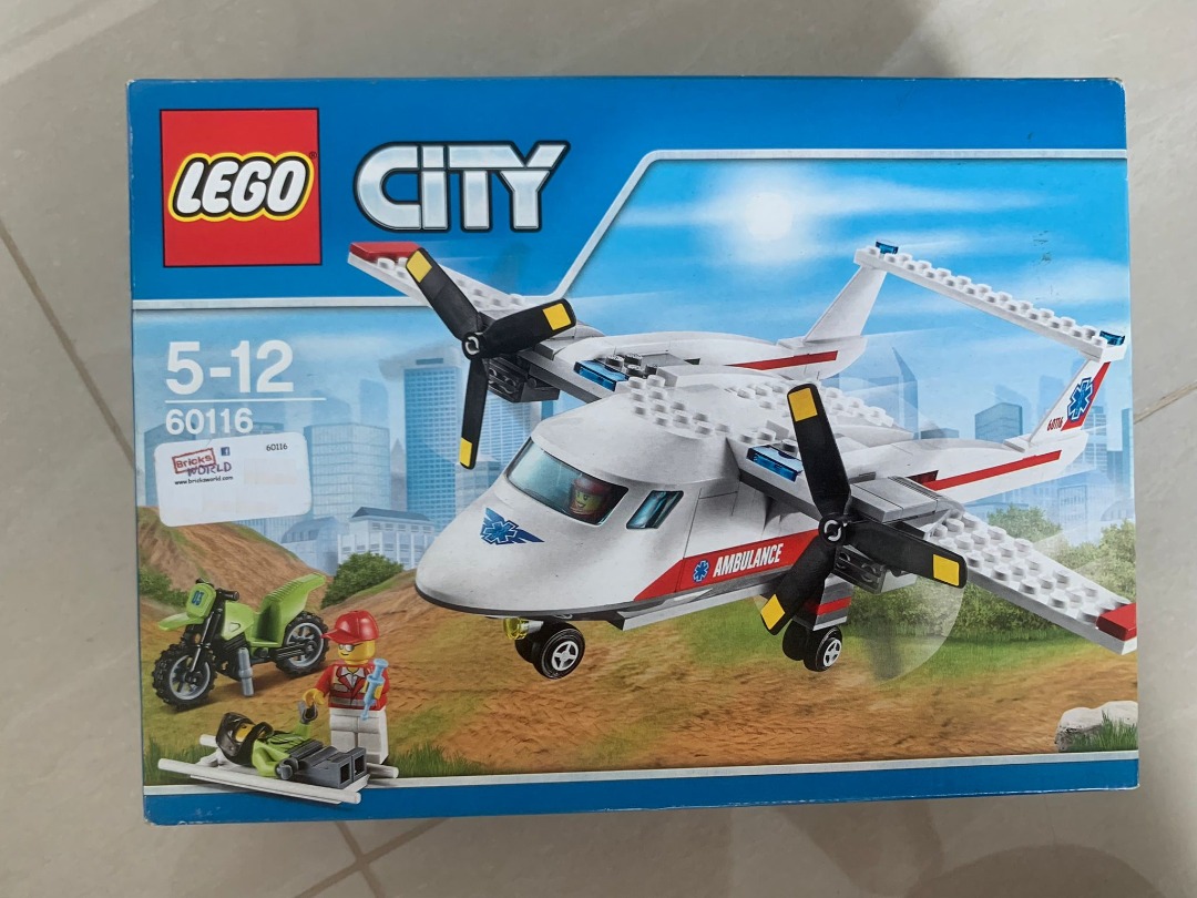Lego city ambulance plane 60116 on sale