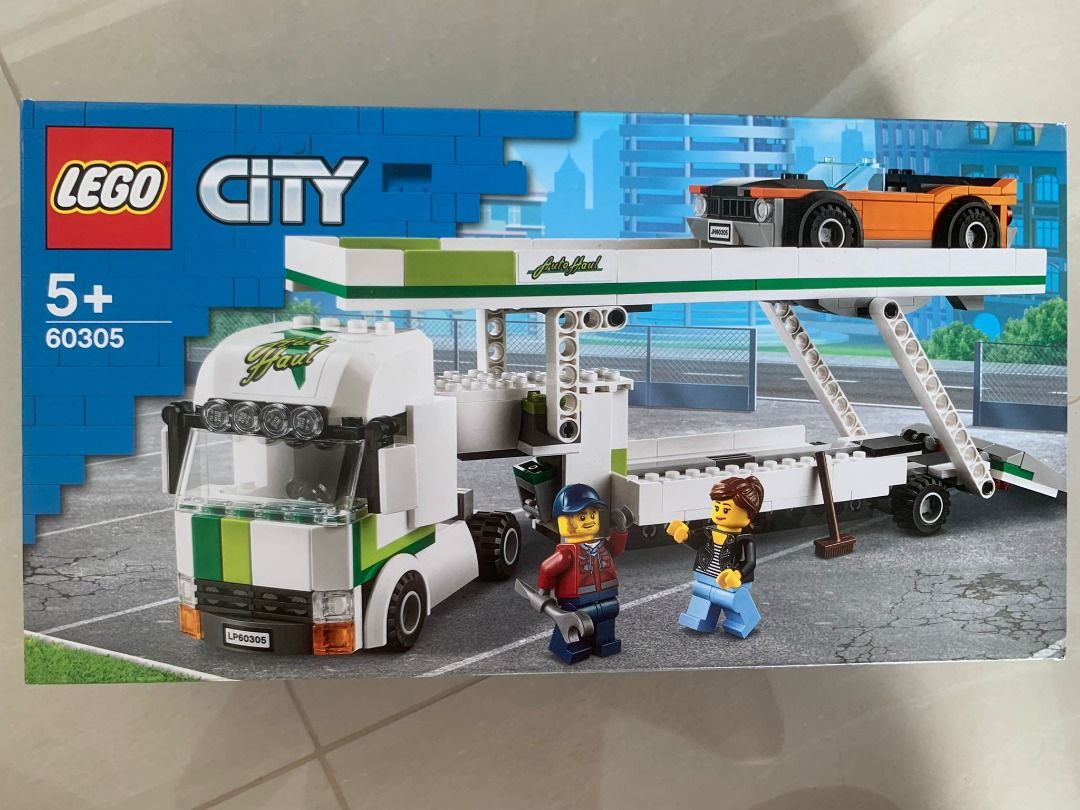 LEGO City Car Transporter 60305 Building Kit; Toy Playset for Kids