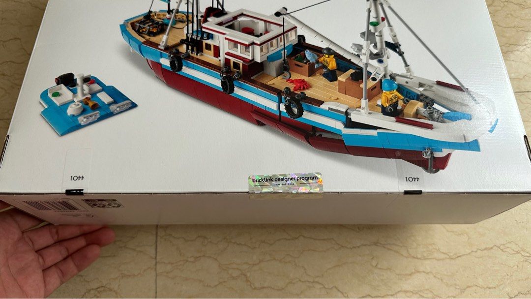 LEGO x bricklink 910010 Great Fishing Boat, 興趣及遊戲, 玩具& 遊戲類- Carousell