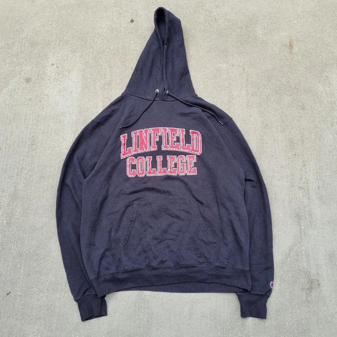 Linfield College Champion hoodie Men s Fashion Tops Sets