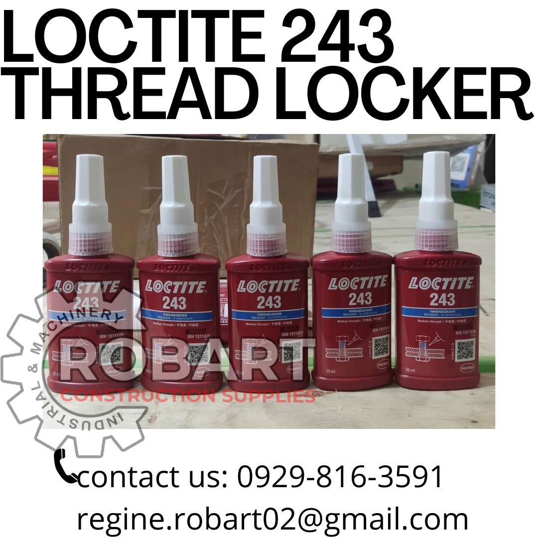 LOCTITE 243 THREAD LOCKER, Commercial & Industrial, Construction Tools