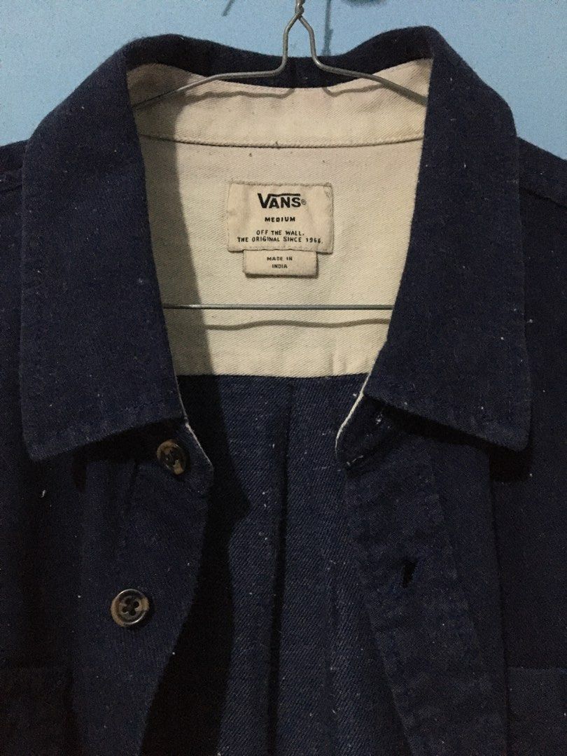 Long Shirt Kemeja Vans Off the Wall Original