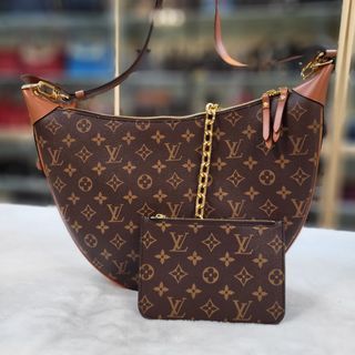 Authenticated Used Louis Vuitton LOUIS VUITTON Loop Monogram M81098  Shoulder Bag Crossbody Chain Strap Leather 