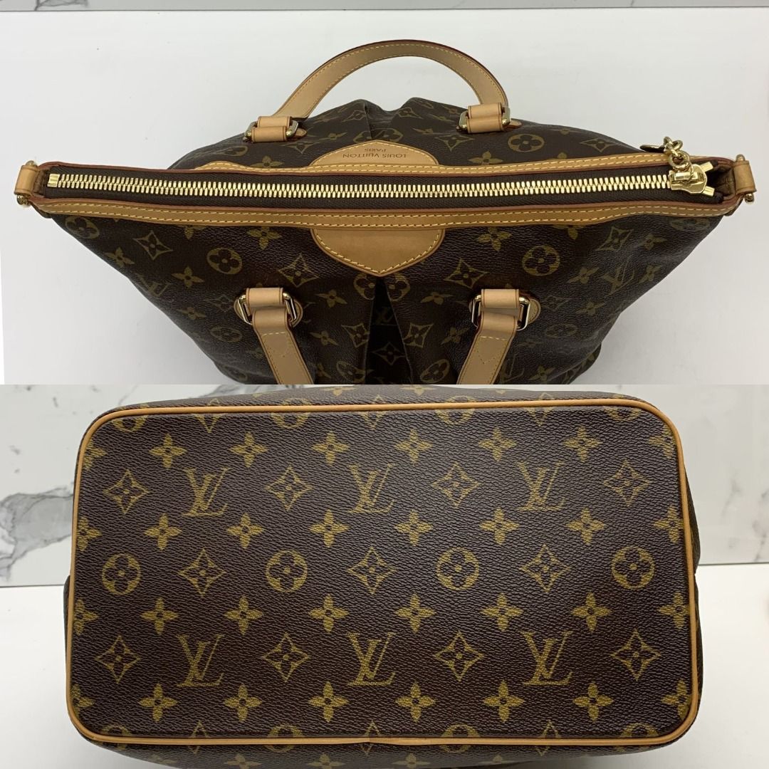 LOUIS VUITTON MONGRAM BROWN LEATHER PALERMO PM SHOULDER BAG 227029462 ...