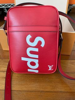 Louis Vuitton x Supreme Epi Danube PM Shoulder Bag - Red Messenger