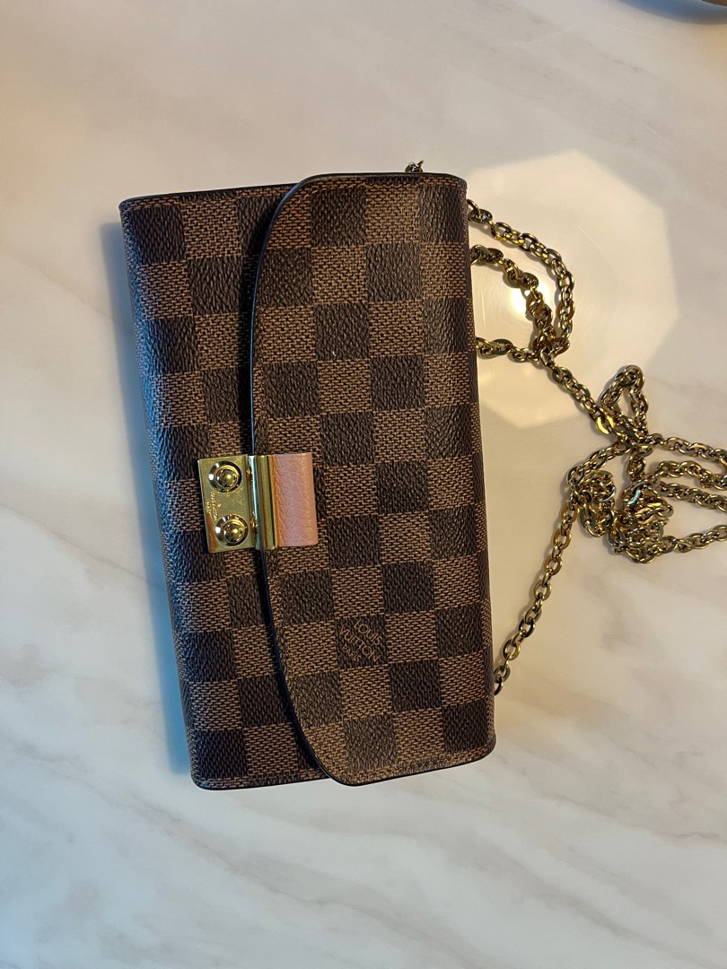 LV CROISETTE CHAIN WALLET, Women's Fashion, Bags & Wallets, Purses &  Pouches on Carousell