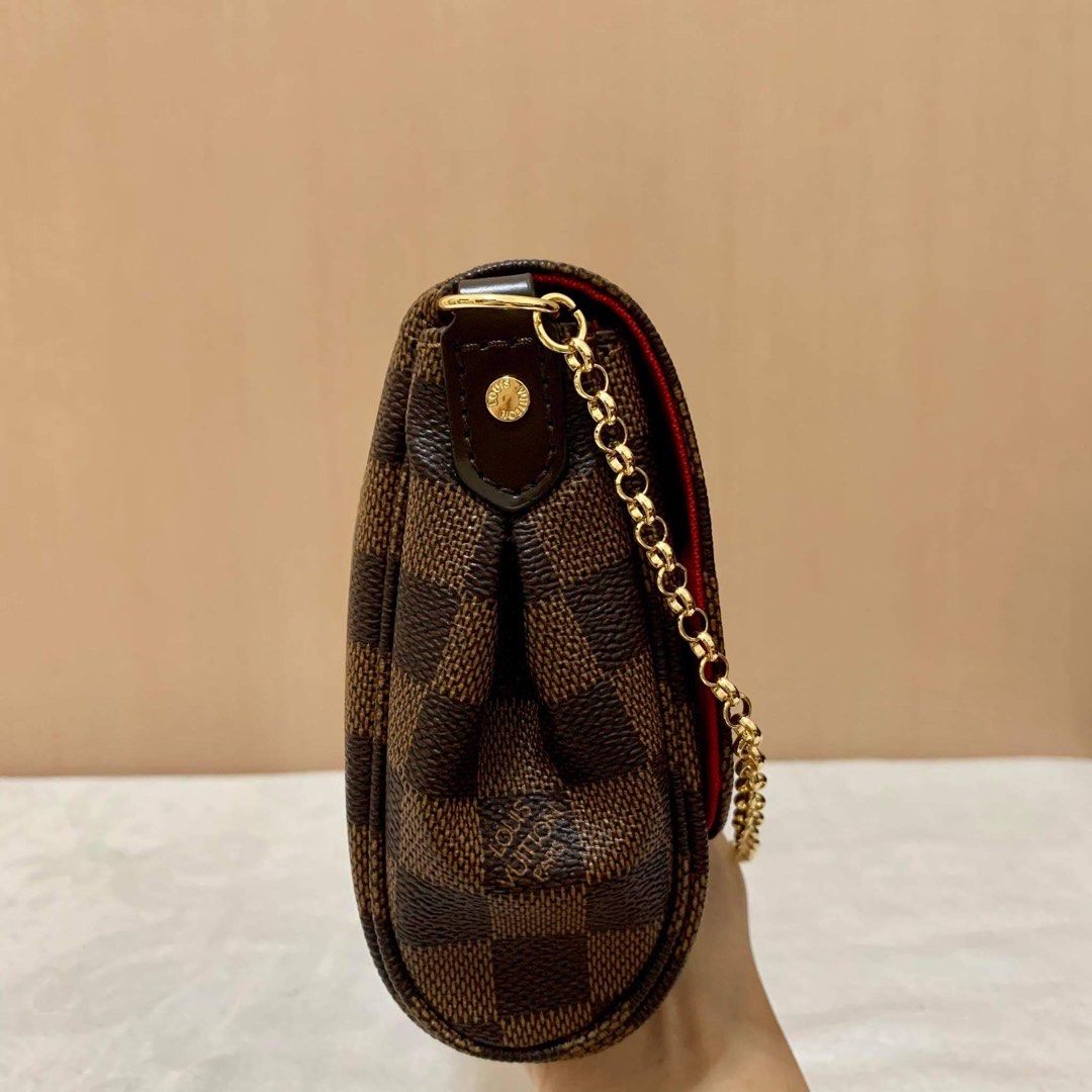 Lv favorite Sling bag (Category: Luxury Bags & Wallets) located in Pasig City. Submitted by lizshoppe (Listing ID 1196196652, Image 3). Description: With dustbag .