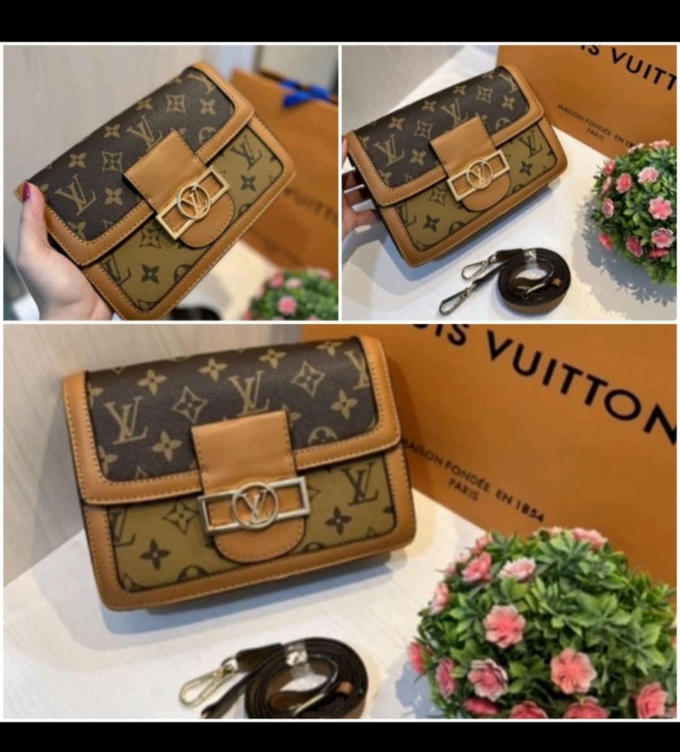 Jual Kado Tas Wanita LV Baguette Favorit Clutch Sling Bag Super